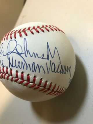 Brooks Robinson Human Vacuum signed baseball,  HOF 83 vintage AL ball 2