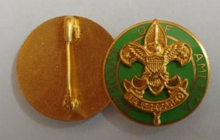Vintage Bsa Boy Scouts Of America Be Prepared Gold Enamel Clutch Pin Price Each