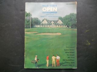 Vintage 1962 Usga Open Championship June 14 - 16 Oakmount Cc Pennsylvania Program