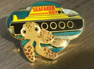 Disney Pin 61282 Finding Nemo Submarine Voyage Collector Squirt Turtle Seafarer