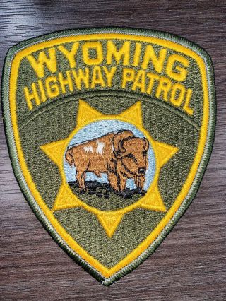 Vintage Wyoming Highway Patrol Patch
