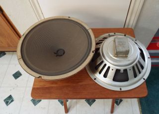 Seeburg Matched Pair 12 Inch Speakers For 1959 To 1962 222 To Ds Series