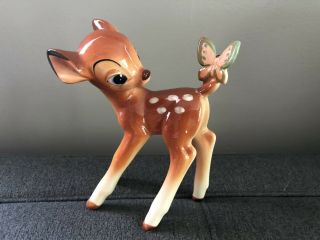 Vintage Bambi Ceramic Figurine From Disney 