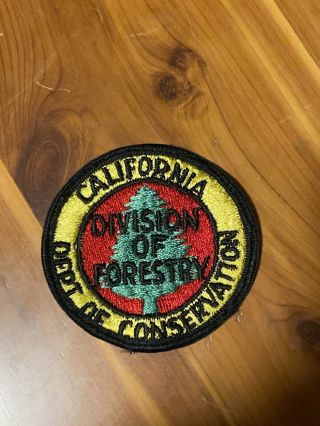 Cdf Fire California Department Of Conservation - Division Of Forestry Patch