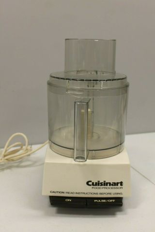 Vintage CUISINART DLC - 7E Food Processor with Accessories 2