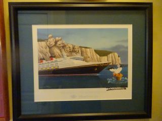 Disney Signed Print By Don (" Ducky ") Williams