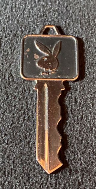 Vintage Hugh Hefner Playboy Club Key La 682 With Bunny Logo Emblem