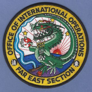 Dea Drug Enforcement Administration Far East Asia Section Shoulder Patch