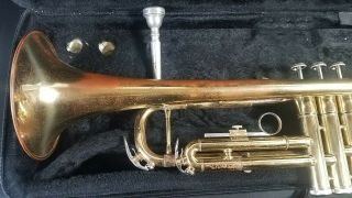 Vintage Benjamin Adams Trumpet BATP140L with 7C Mouth Piece 3