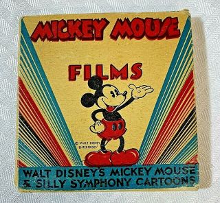 Vintage Mickey Mouse Silly Symphony Cartoons 8mm Film 1453 - B Donald Duck Fireman