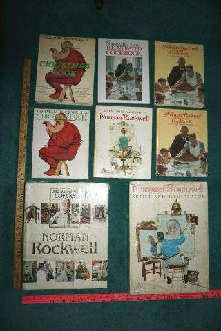 Set Of Vintage Norman Rockwell Books