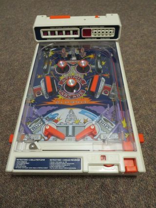 1979 Vintage Tomy 7054 Tabletop Electronic Atomic Arcade Pinball Game
