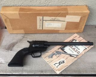 1950’s Vintage Haig Western Gun Cap Pistol W Paperwork & Box 13.  5 "