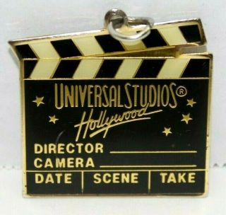 Universal Studios Hollywood Movie Show Clap Board 1 5/8 " Necklace Charm Souvenir
