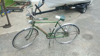 Vintage Mens Schwinn Collegiate Bicycle 3 Speed Bike 26 Inch