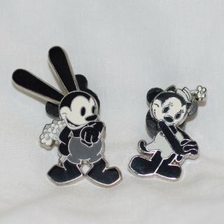Walt Disney World Oswald And Ortensia Enamel Pin Collectors Lucky Rabbit
