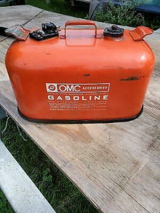 Omc Outboard 6 Gallon Gas Tank Vintage Metal