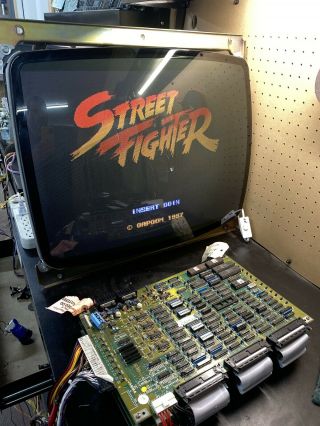 1987 Capcom Street Fighter,  Arcade,  Jamma Pcb