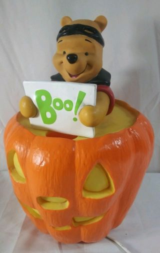 Winnie The Pooh Halloween Indoor Blowmold Vtg 1999 Decoration Pre - Owned