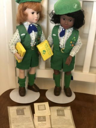 Girl Scout Dolls 14 " African American Girl Scout Doll 1995