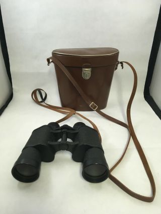 Vintage Agfa 10x40 Binoculars With Case Made In Germany