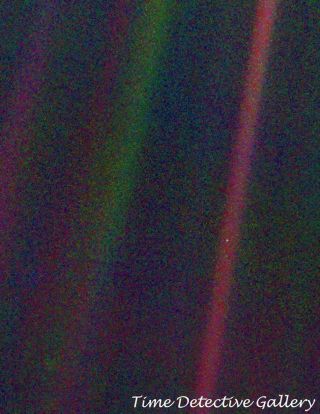 Nasa " Pale Blue Dot " Image Of Earth Taken By Voyager I - Giclee Photo Print