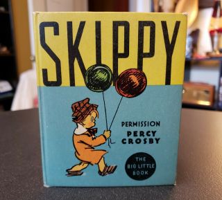 Vintage 1934 Big Little Book Skippy By Percy Crosby - Very Fine - Unread