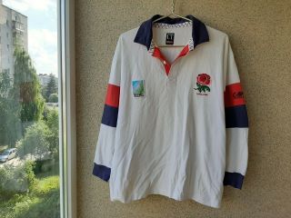 England Home Rugby Union Shirt 1995 Jersey Cotton Traders Shirt Vintage Old