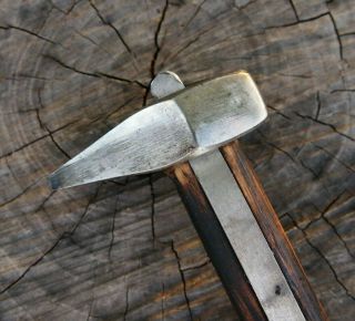 Exc Jim Blurton Farrier " Forepunch " Horseshoeing Vintage Anvil Blacksmith Hammer
