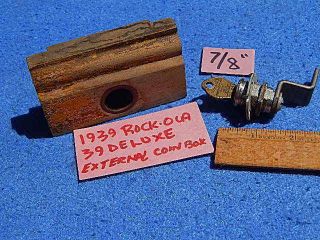 1939 Rock - Ola De - 39 Deluxe Profit Sharing Cashbox Lock And Key 4ro - 699,  Front