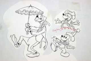 Walt Disney Book Drawing Roy Wilson Art Mickey Mouse Book Holidays Spring Easter
