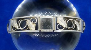 Vintage Willy H.  Jacob Krogmar Danish Jensen - Style 830 Sterling Silver Bracelet