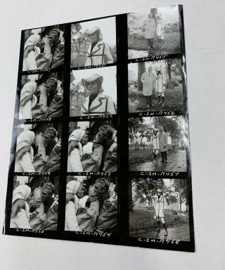 Vtg Steve Mcqueen Faye Dunaway Movie Contact Sheet Photo Thomas Crown Affair