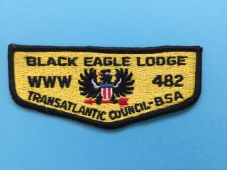 Black Eagle Oa Lodge 482 Old Flap Patch