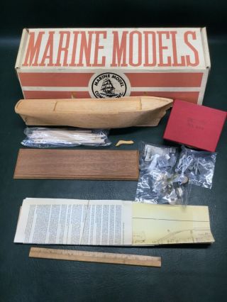 Vtg Marine Model Co No.  1084 Wooden & Metal Clipper Ship Swordfish Model Nos