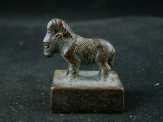 Exquisite Antique Chinese Hand Made Bronze Sheep Seal G115