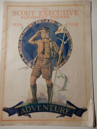 Boy Scout Executive Equipment 1929 - 1930