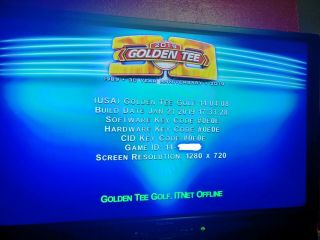 It Golden Tee Live 2019 Offline Edition Complete Kit Nighthawk Cpu Security I/o