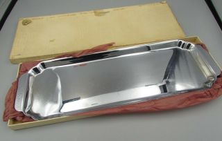 Vintage Art Deco Chrome Chase Cocktail Tray -