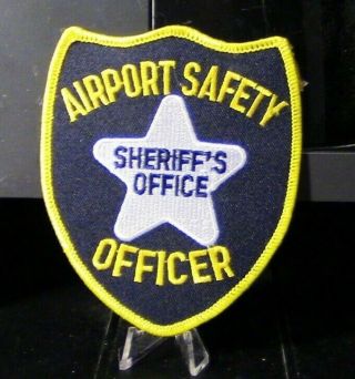 Retired Patch: Airport Safety Officer,  Sheriff 