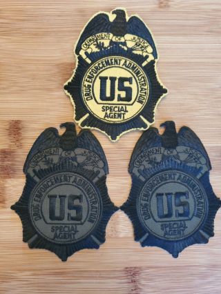 Dea Special Edition Set Of Three One Hook Patch And Two Others