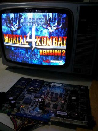 Rmk4 Mortal Kombat 4 - Rev.  2 - Arcade Jamma Pcb - 100 - Midway Origina