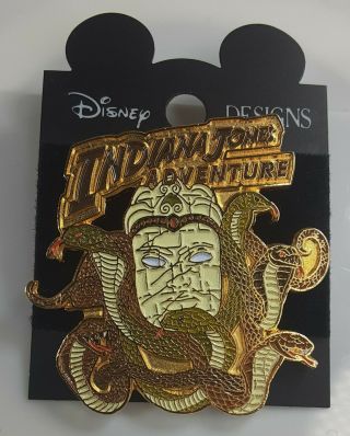 Disney Dlr Indiana Jones Adventure Gold Mara And Snakes Pin Lucas Films
