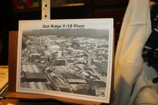 Vintage 1980 Oak Ridge Y - 12 Plant Nuclear Map Union Carbide