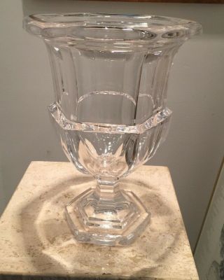 TIFFANY & CO.  Vintage Crystal Vase in blue Tiffany box 3