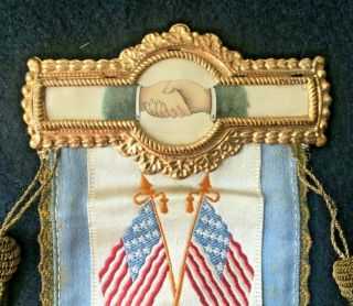 Order Of Owls Columbia Nest No 1430 Columbia Jersey 2 Sided Ribbon Badge 3