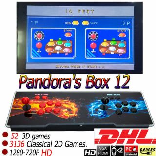 12 3d Video Games Machine Pandora 
