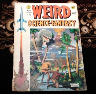 Vintage Weird Science Fantasy 25 1954 Ec Comics 1 Owner