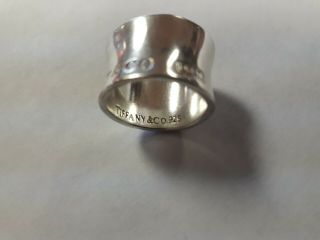 Vintage Tiffany & Co Sterling Silver.  925 Ring.  1837 Women 