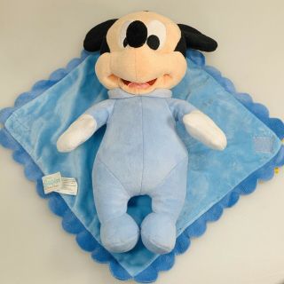 Authentic Disney Parks Babies Mickey Mouse Plush Toy with Security Blanket lovey 2